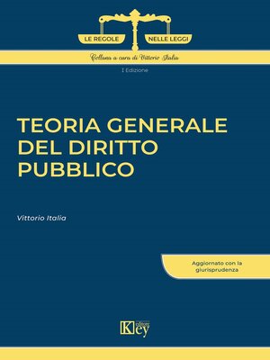 cover image of Teoria generale del diritto pubblico
